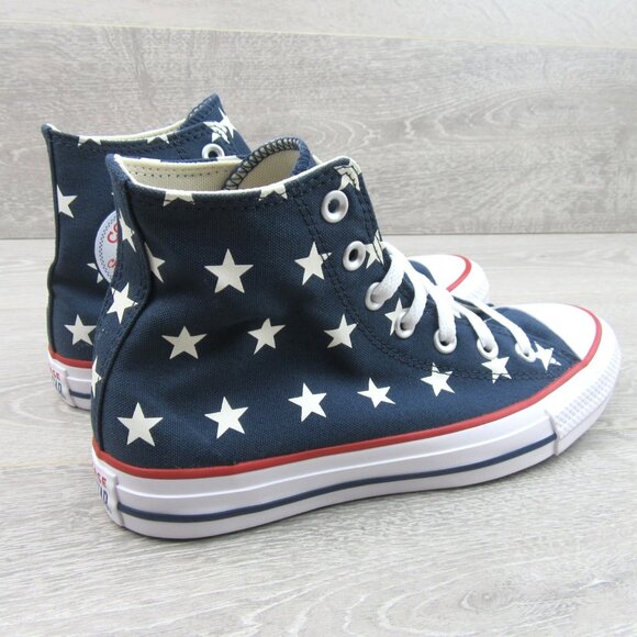 Converse Chuck Taylor All Star HI Archive Stars Womens Size 7.5 Navy NEW - Picture 7 of 14